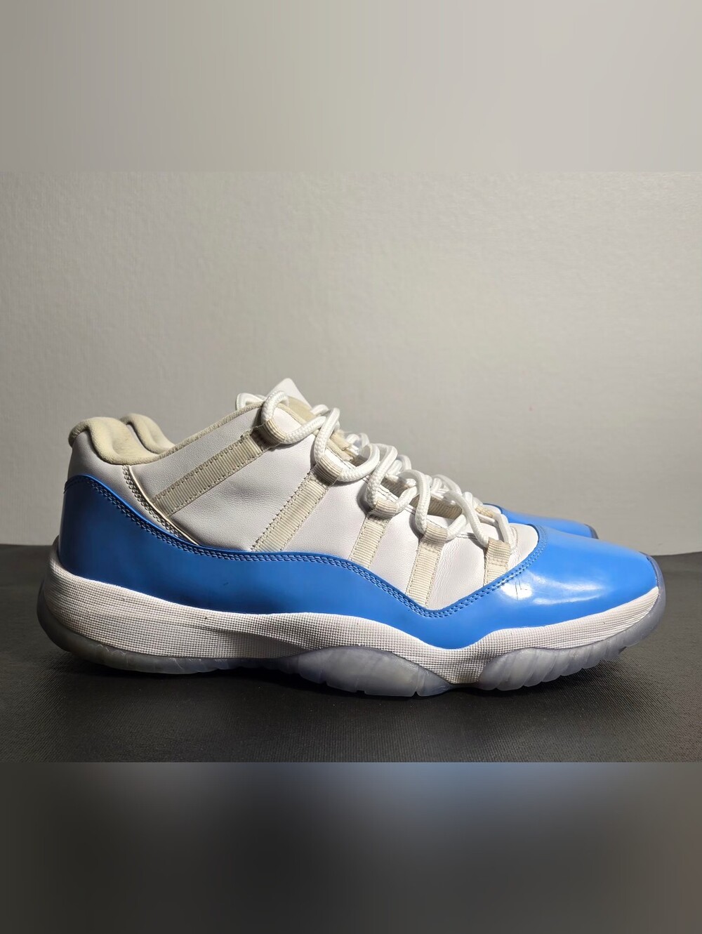 Air Jordan 11 Retro Low "UNC" University Blue White 528895-106 Size 13